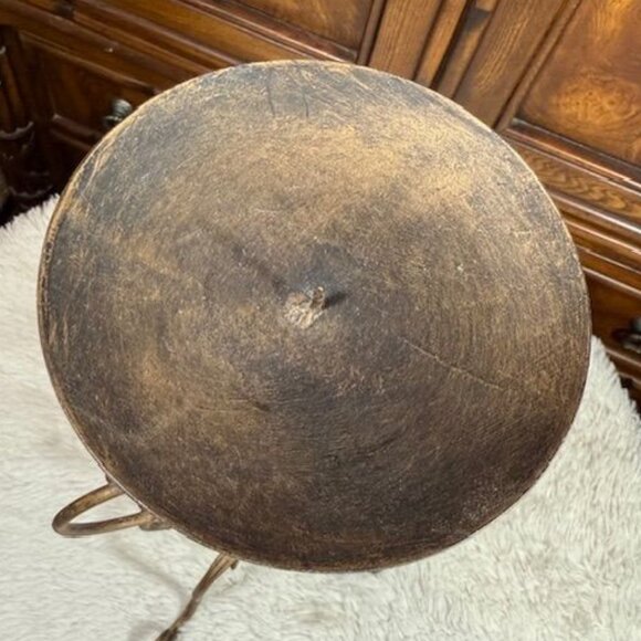 NWOT Baroque Leaf Metal Antiqued Bronze Finished Candle Holder - Picture 10 of 12